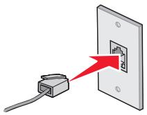 LEXMARK X5690 - Direkter Anschluss an eine Telefonbuchse an der Wand - 2