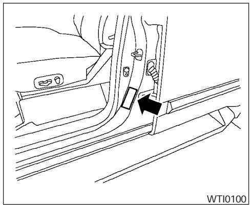 NISSAN ARMADA 2005 - VEHICLE IDENTIFICATION - 6
