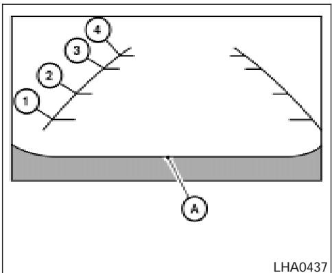 NISSAN ARMADA 2005 - HOW TO READ THE DISPLAYED LINES - 1