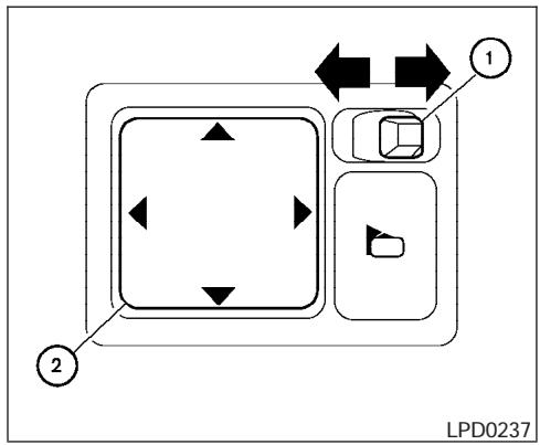 NISSAN ARMADA 2005 - AUTOMATIC ANTI-GLARE INSIDE MIRROR - 1