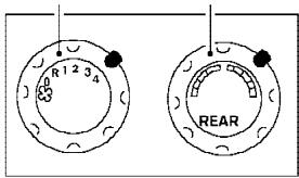NISSAN ARMADA 2005 - REAR SEAT A/C FAN CONTROLS - 7