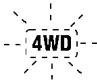 NISSAN ARMADA 2005 - 4WD warning light - 2