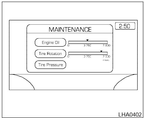 NISSAN ARMADA 2005 - Trip 1, trip 2 and fuel economy items - 1