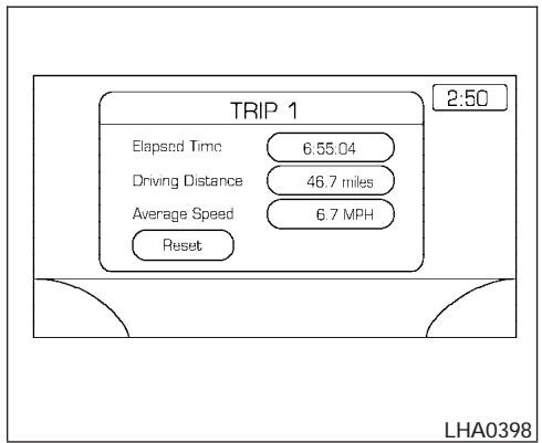 NISSAN ARMADA 2005 - SETTING UP THE START-UP SCREEN - 1