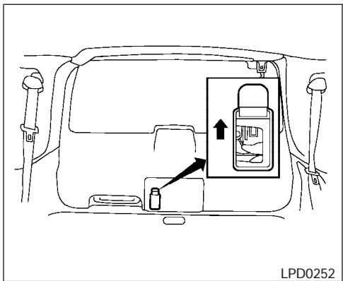 NISSAN ARMADA 2005 - CAUTION - 2