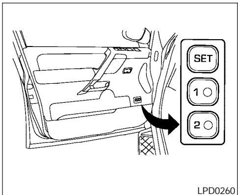 NISSAN ARMADA 2006 - AUTOMATIC DRIVE POSITIONER (if so equipped) - 1