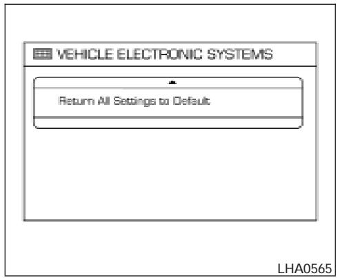 NISSAN ARMADA 2006 - Vehicle electronic systems - 2