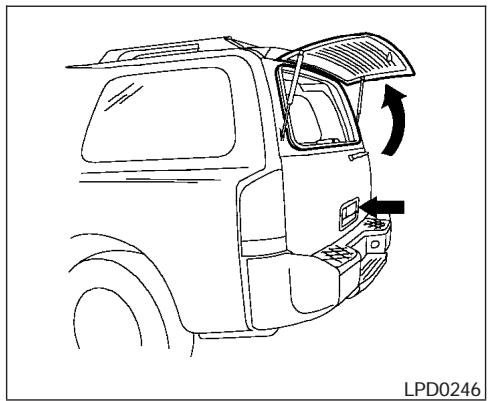 NISSAN ARMADA 2006 - GLASS HATCH - 1