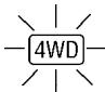 NISSAN ARMADA 2006 - 4WD warning light - 1