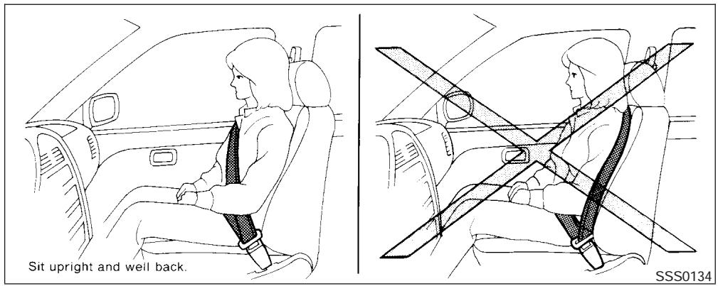 NISSAN ARMADA 2006 - PRECAUTIONS ON SEAT BELT USAGE - 1