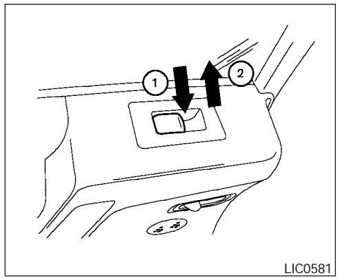 NISSAN ARMADA 2006 - Locking passengers' windows - 1