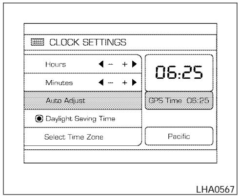 NISSAN ARMADA 2006 - Setting daylight savings time: - 1