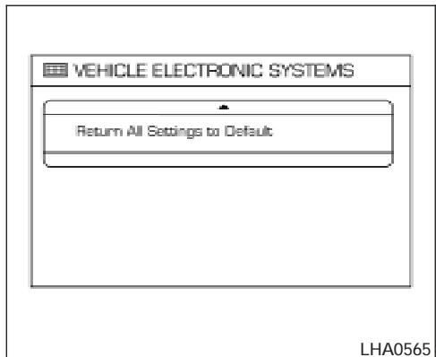 NISSAN ARMADA 2007 - Vehicle electronic systems - 2