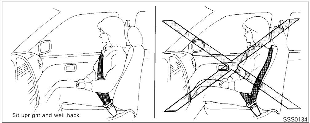 NISSAN ARMADA 2007 - PRECAUTIONS ON SEAT BELT USAGE - 1