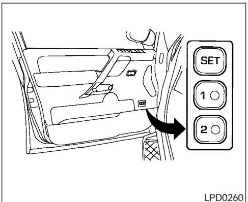 NISSAN ARMADA 2007 - AUTOMATIC DRIVE POSITIONER (if so equipped) - 1