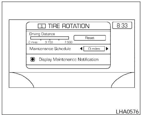 NISSAN ARMADA 2007 - Changing the maintenance interval - 1