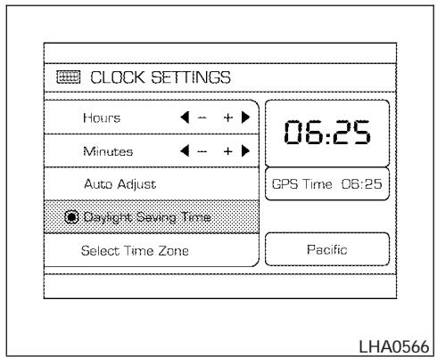 NISSAN ARMADA 2007 - Adjusting the time: - 1