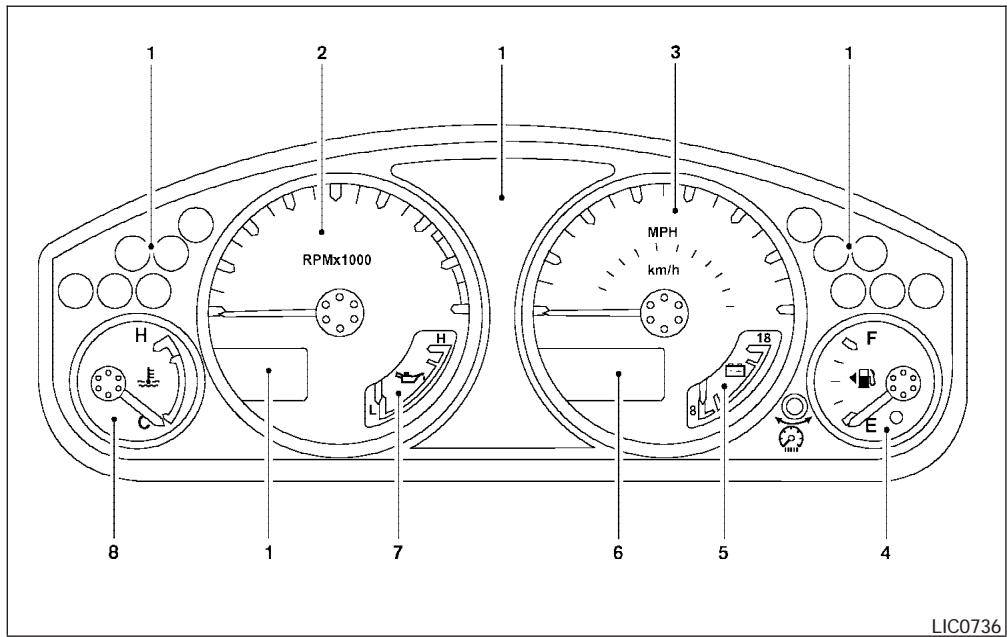 NISSAN FRONTIER 2005 - METERS AND GAUGES - 1