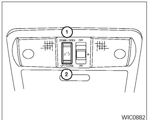 NISSAN FRONTIER 2006 - SUNROOF (if so equipped) - 1