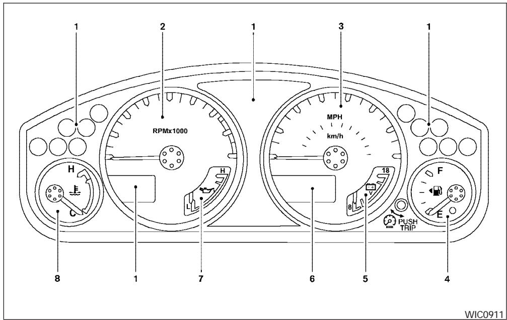 NISSAN FRONTIER 2006 - METERS AND GAUGES - 1
