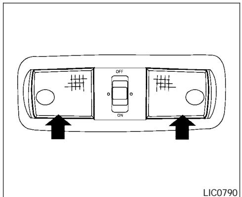 NISSAN FRONTIER 2006 - MAP LIGHTS (if so equipped) - 1