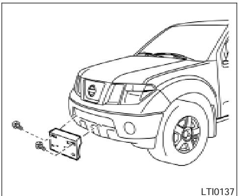 NISSAN FRONTIER 2006 - VEHICLE IDENTIFICATION - 9
