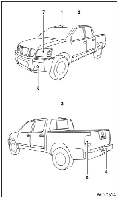 NISSAN FRONTIER 2006 - DO NOT TOUCH THE BULB. - 1