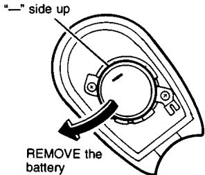 NISSAN MAXIMA 2001 - MULTI-REMOTE CONTROLLER BATTERY REPLACEMENT - 2