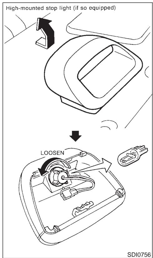 NISSAN MAXIMA 2001 - Replacement procedures - 10