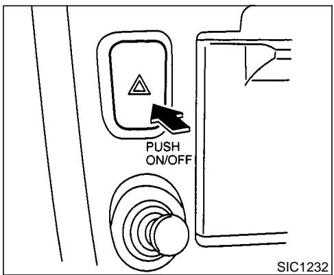 NISSAN MAXIMA 2001 - HAZARD WARNING FLASHER SWITCH - 1