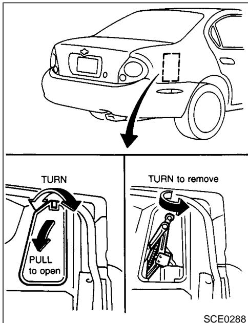 NISSAN MAXIMA 2001 - WARNING - 2