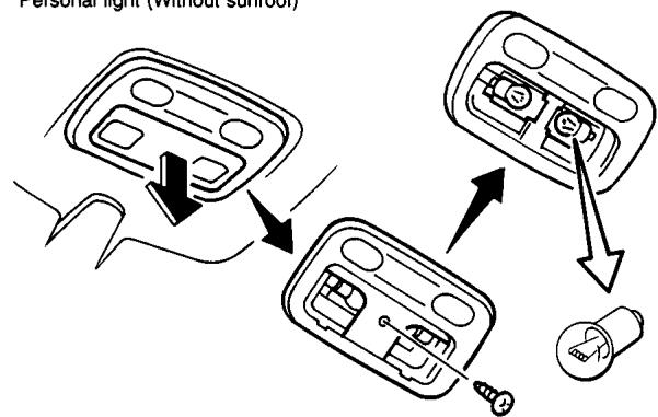 NISSAN MAXIMA 2001 - Replacement procedures - 4