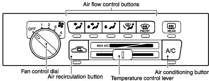 NISSAN MAXIMA 2001 - AIR FLOW CHARTS - 12