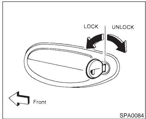 NISSAN MAXIMA 2001 - WARNING - 1
