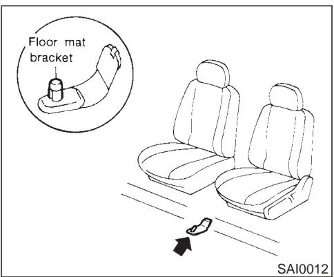 NISSAN MAXIMA 2001 - FLOOR MATS - 1