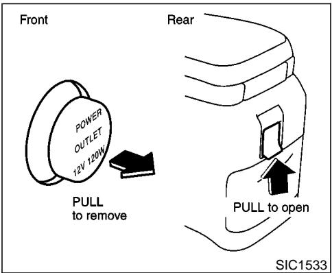 NISSAN MAXIMA 2001 - POWER OUTLET - 1