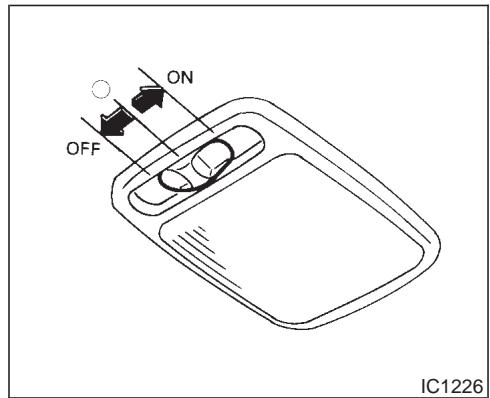 NISSAN MAXIMA 2001 - INTERIOR LIGHT - 1