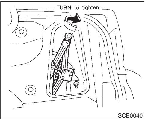 NISSAN MAXIMA 2001 - WARNING - 1