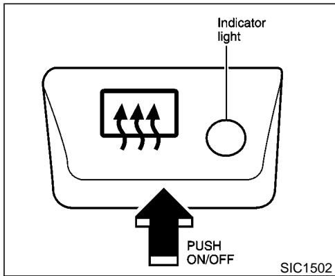 NISSAN MAXIMA 2001 - CAUTION - 1