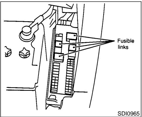 NISSAN MAXIMA 2001 - ENGINE COMPARTMENT - 1
