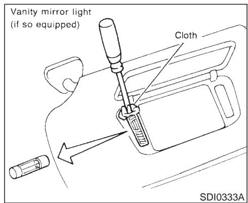 NISSAN MAXIMA 2001 - Replacement procedures - 11