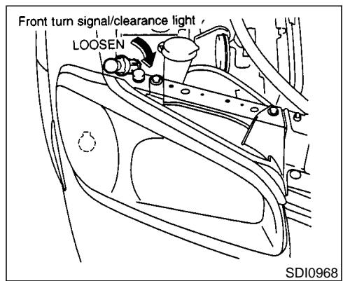 NISSAN MAXIMA 2001 - Replacement procedures - 1
