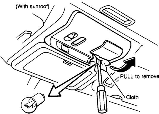 NISSAN MAXIMA 2001 - Replacement procedures - 5