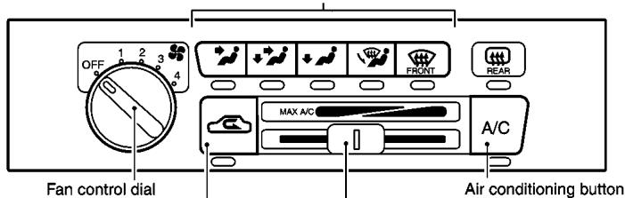 NISSAN MAXIMA 2001 - AIR FLOW CHARTS - 9