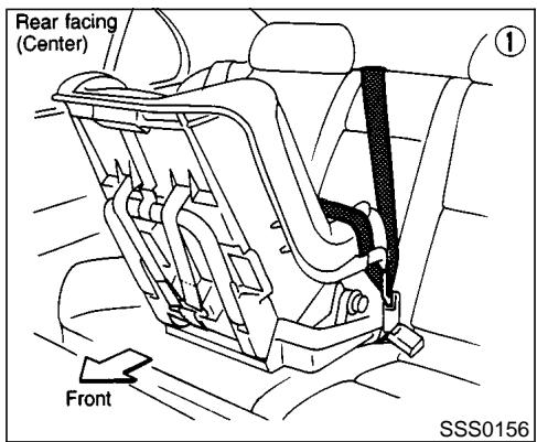 NISSAN MAXIMA 2001 - Rear facing - 1