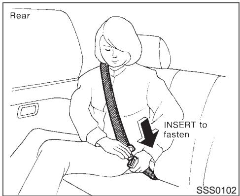 NISSAN MAXIMA 2001 - WARNING - 2