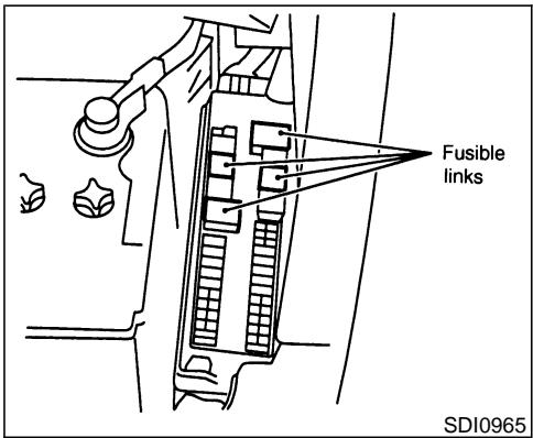 NISSAN MAXIMA 2003 - ENGINE COMPARTMENT - 1