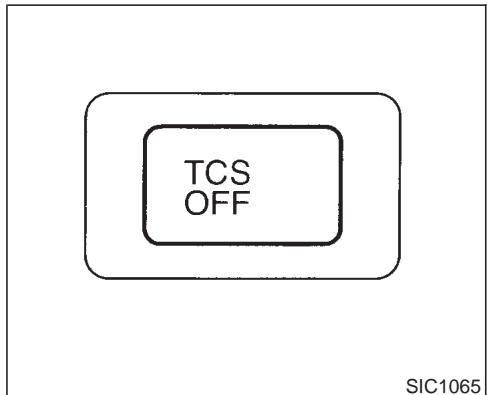 NISSAN MAXIMA 2003 - TRACTION CONTROL SYSTEM (TCS) CANCEL SWITCH (if so equipped) - 1