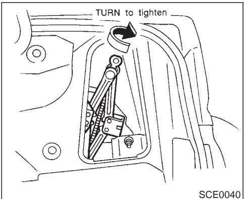 NISSAN MAXIMA 2003 - WARNING - 1