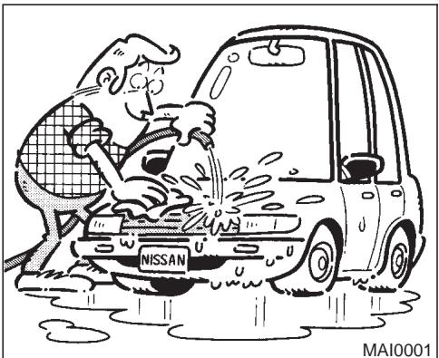 NISSAN MAXIMA 2003 - CLEANING EXTERIOR - 1